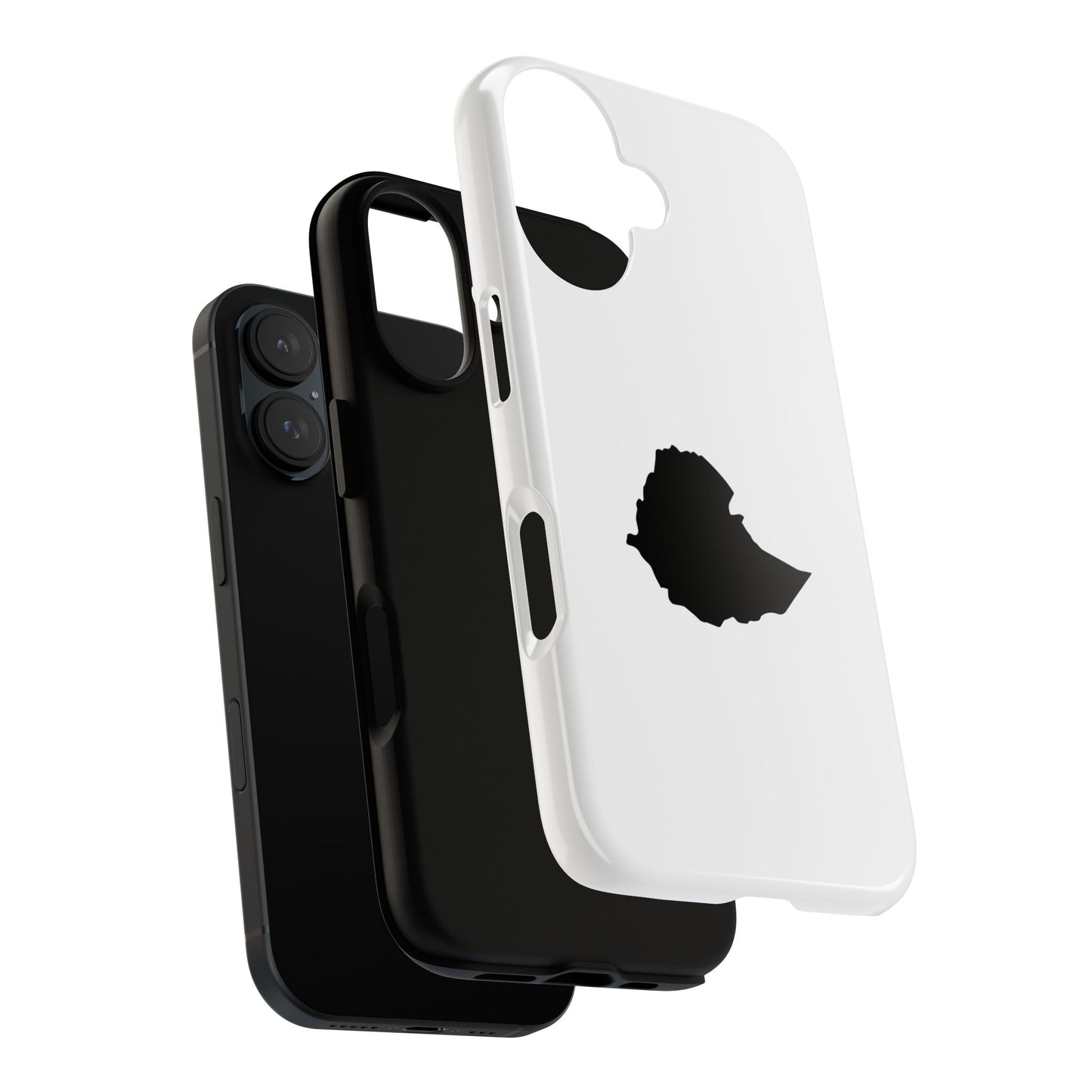 Ethiopia Map - Phone Case