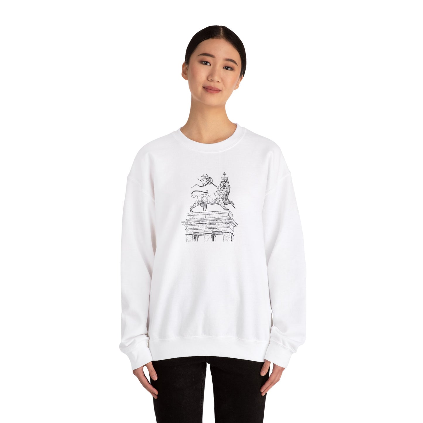 Lion of Judah Statue - Sweatershirt