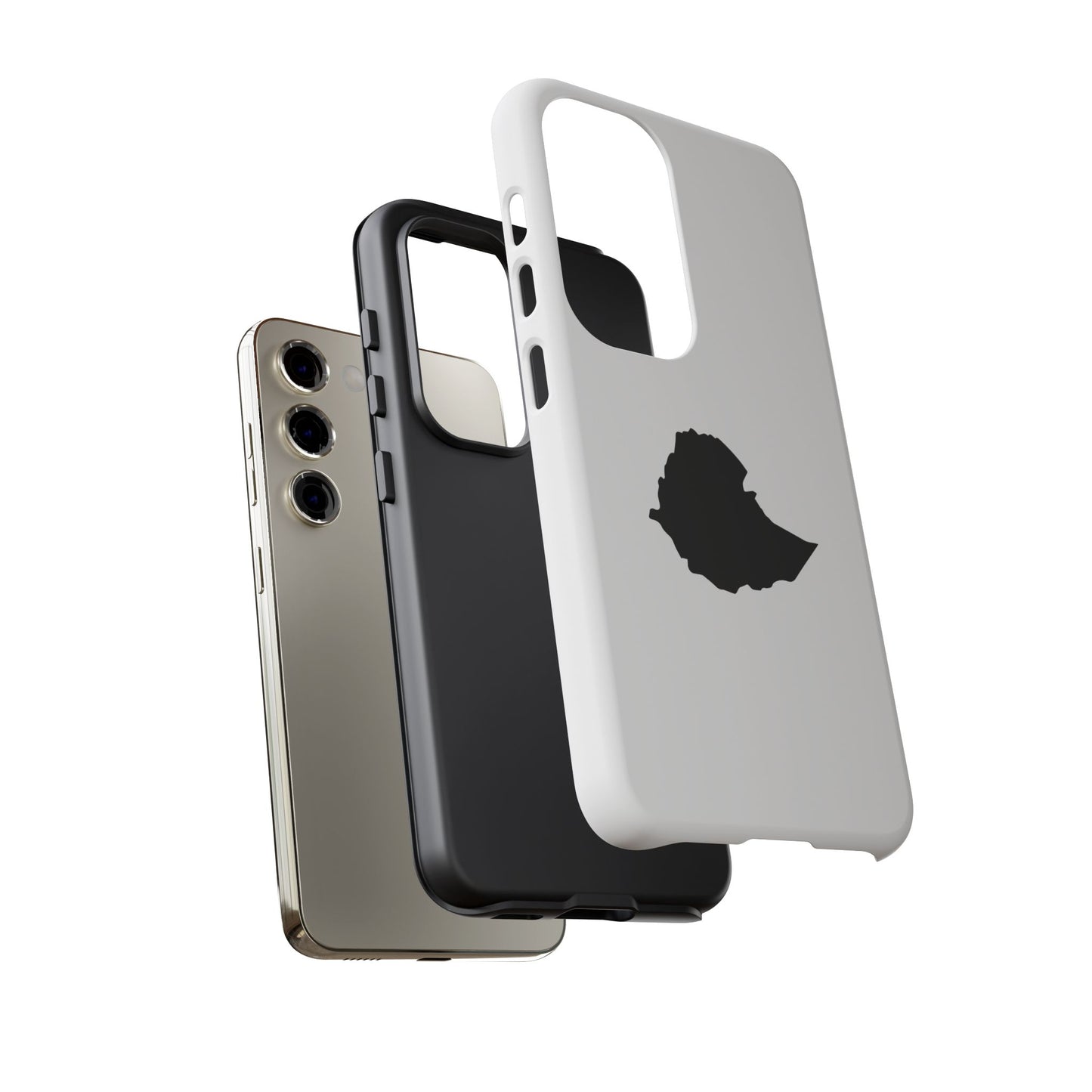 Ethiopia Map - Phone Case