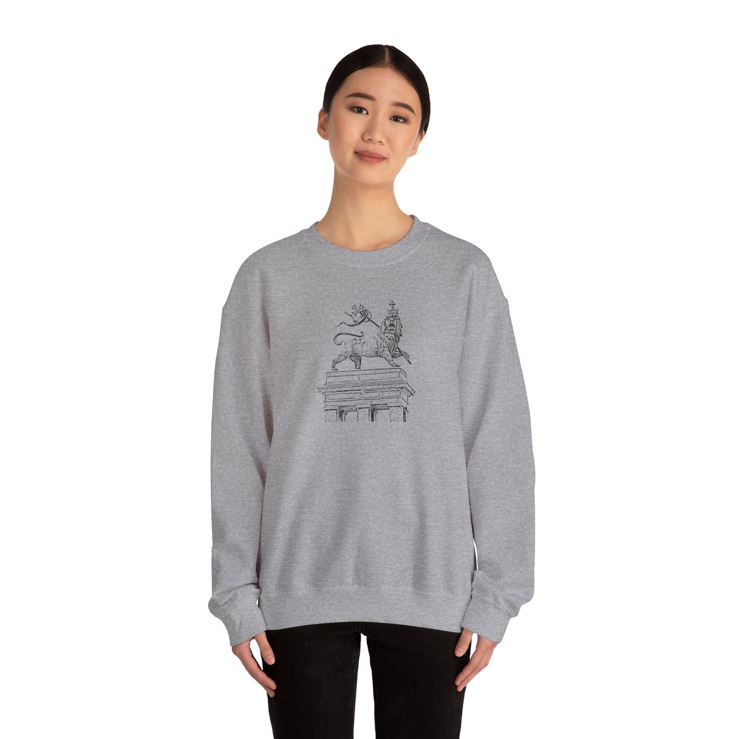 Lion of Judah Statue - Sweatershirt