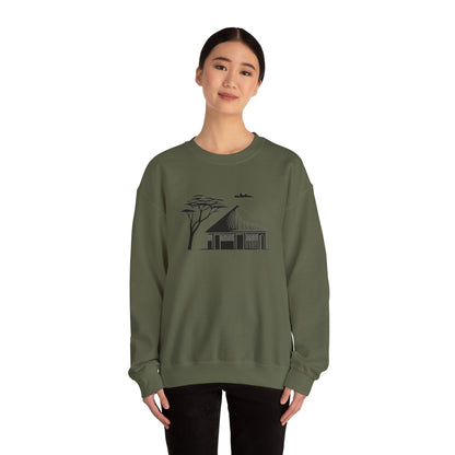 African Hut Unisex Sweatshirt