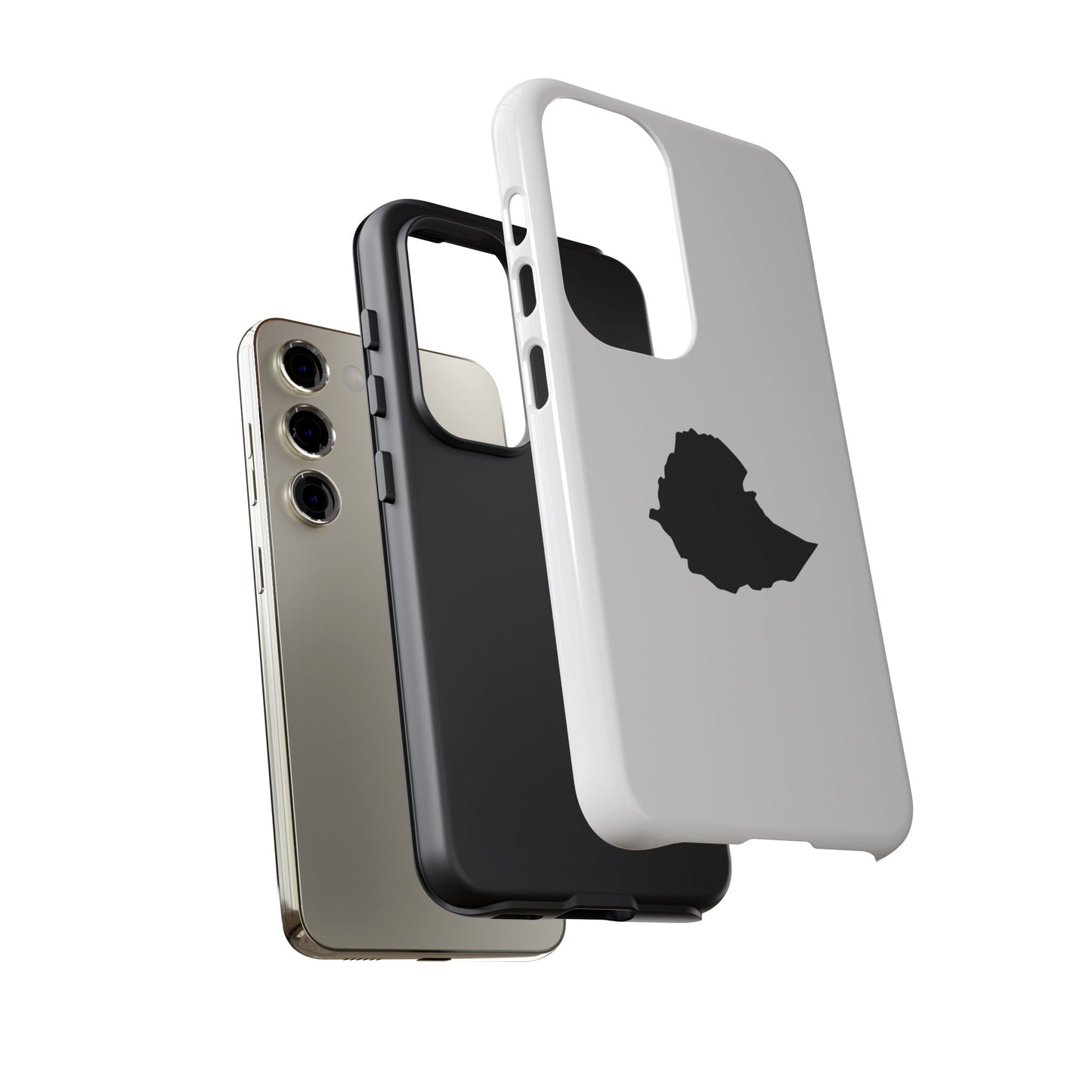 Ethiopia Map - Phone Case