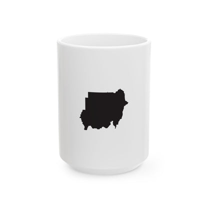 Sudan Map - Mug