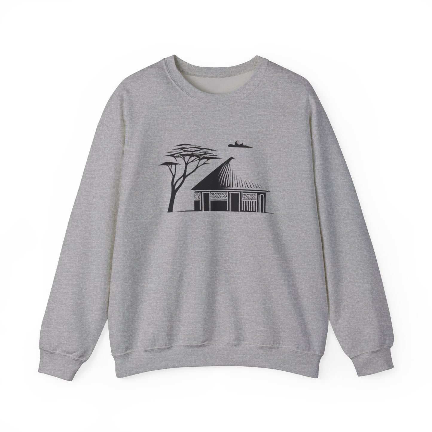 African Hut Unisex Sweatshirt