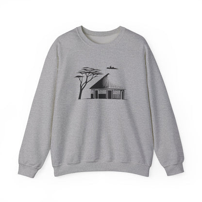 African Hut Unisex Sweatshirt