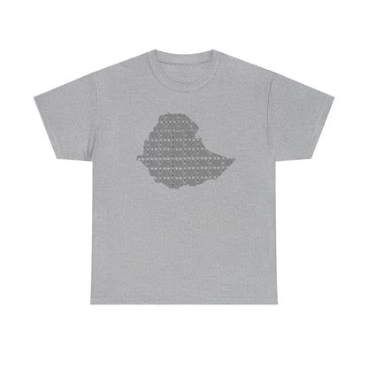 Ethiopian Map Pattern Unisex Tshirt