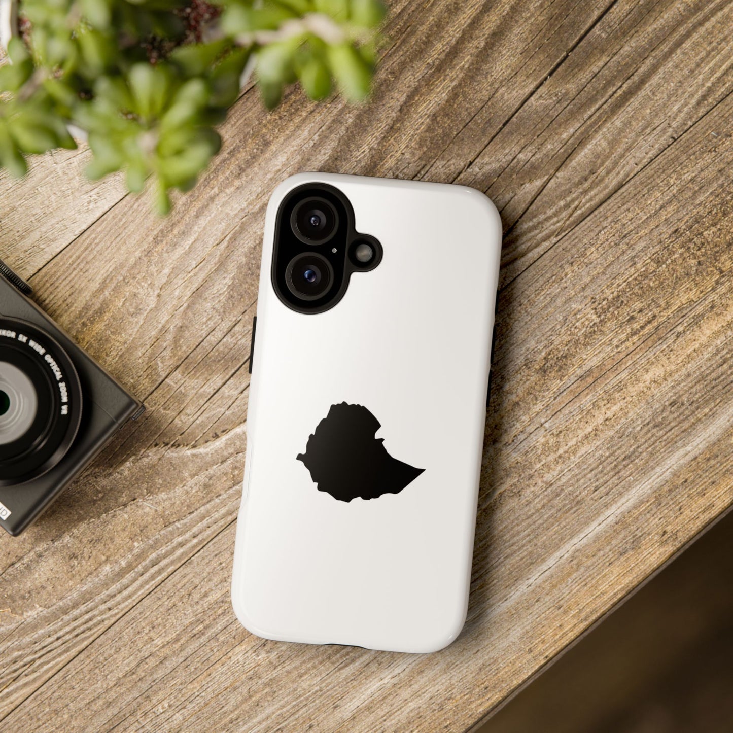 Ethiopia Map - Phone Case