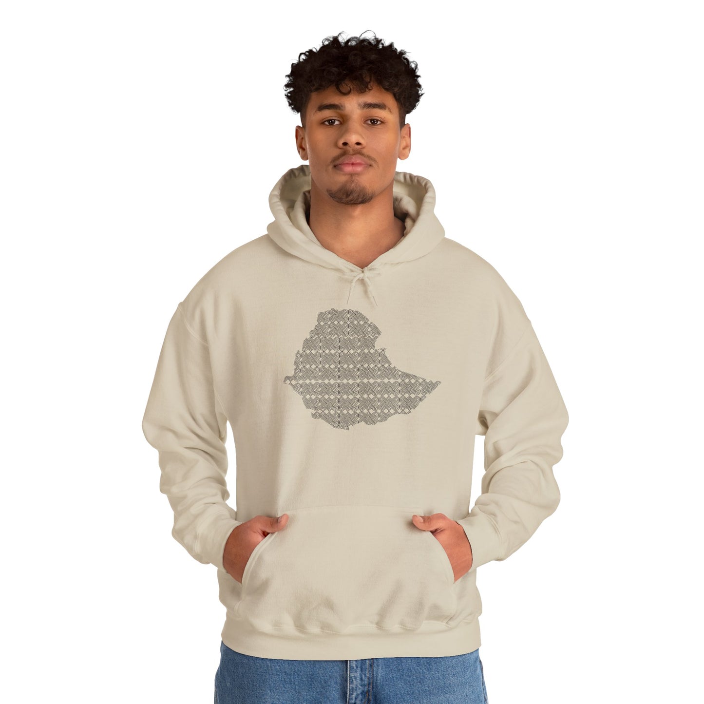 Ethiopian Map Unisex Hoodie
