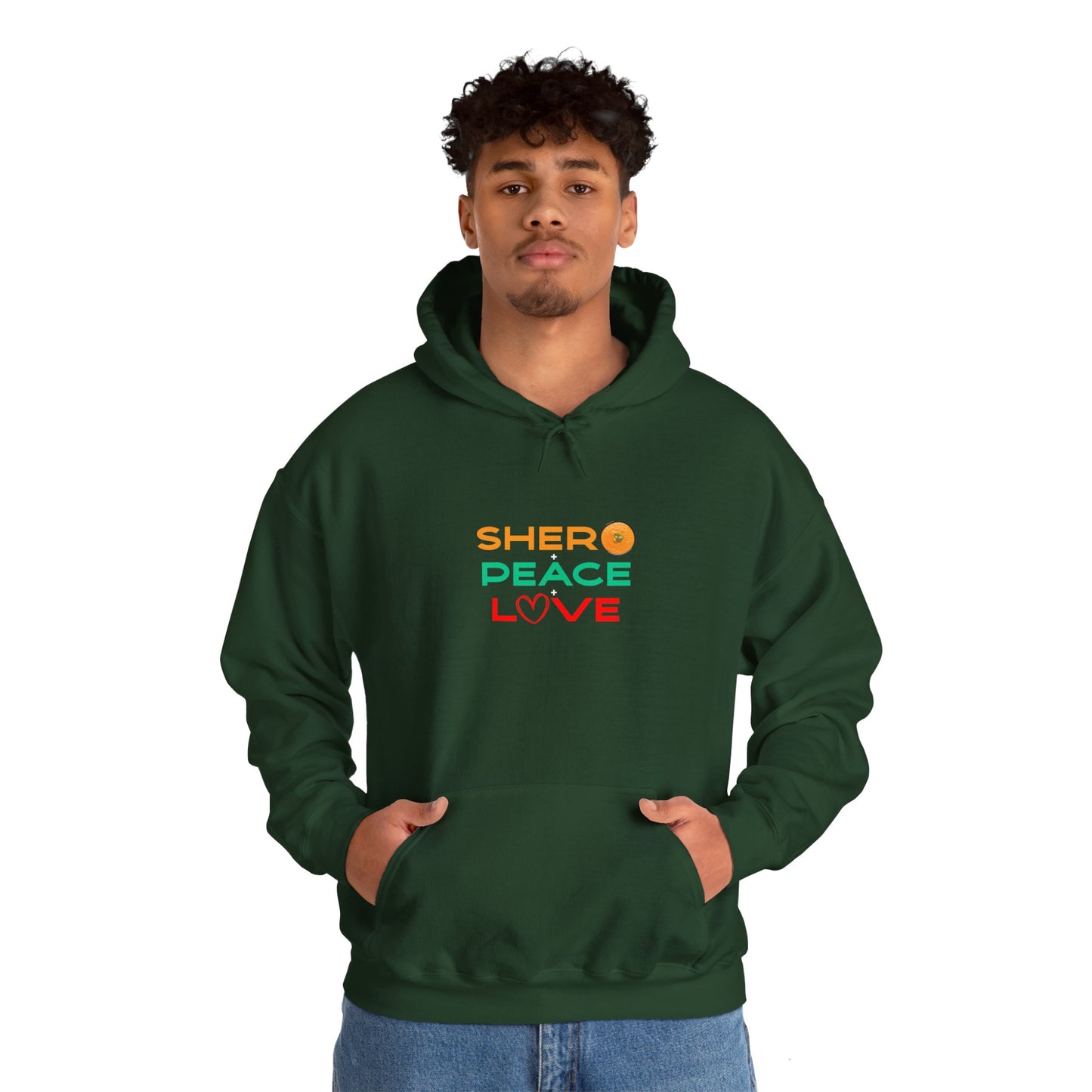Shero Peace Love Unisex Hoodie