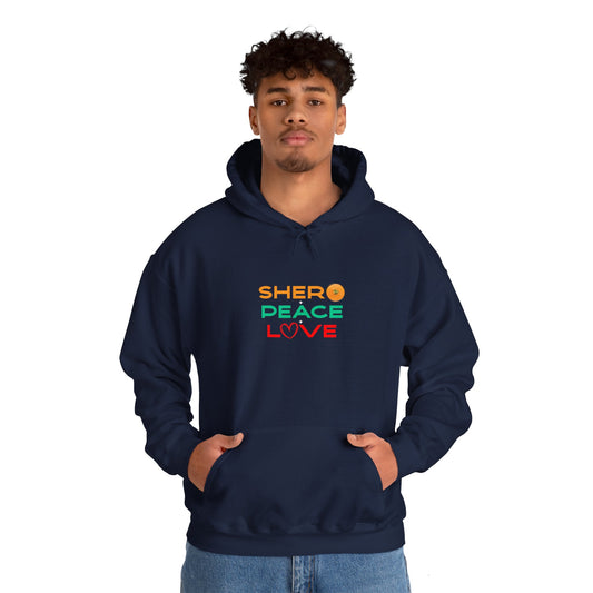 Shero Peace Love Unisex Hoodie